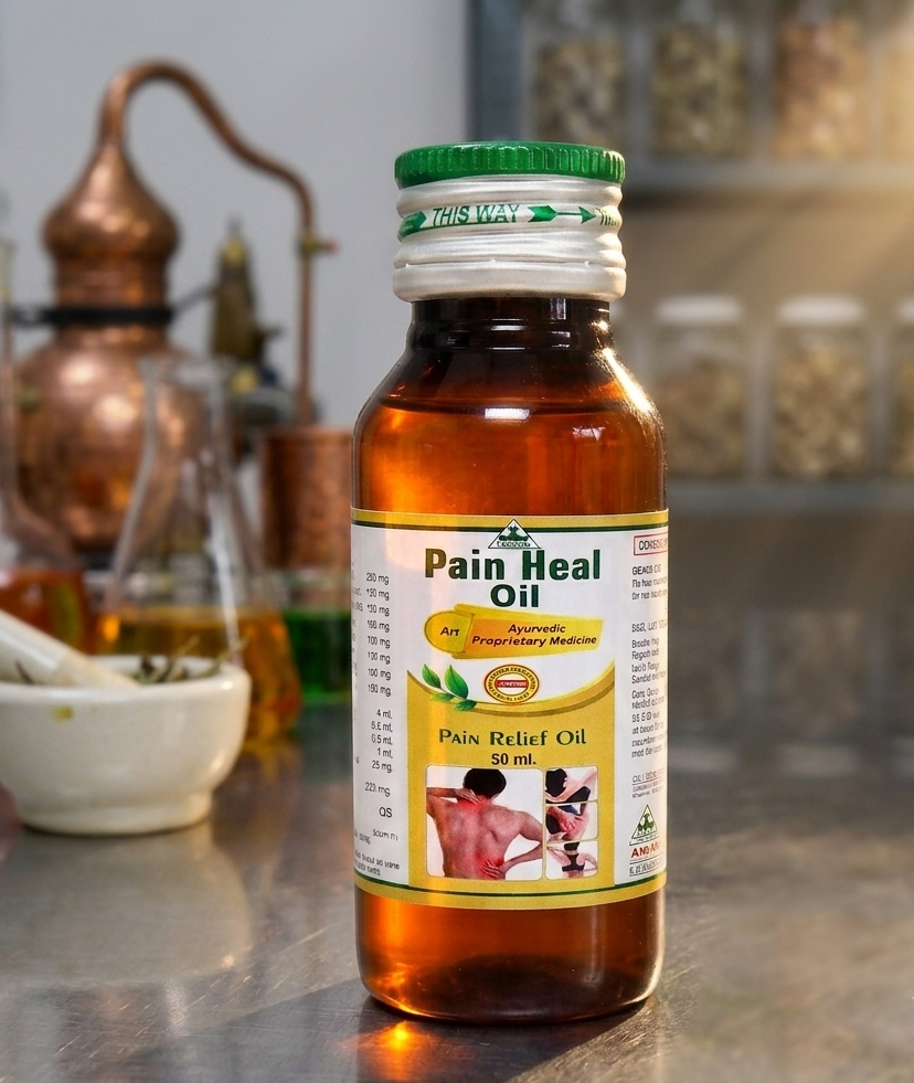 Debraj Ayurveda Pain Heal Oil – Natural Relief for Knee, Back & Joint Pain